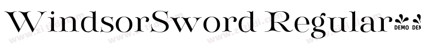 WindsorSword Regular字体转换